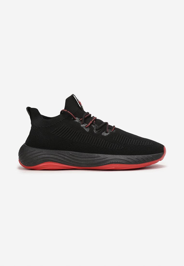 Pantofi sport Negru cu roșu