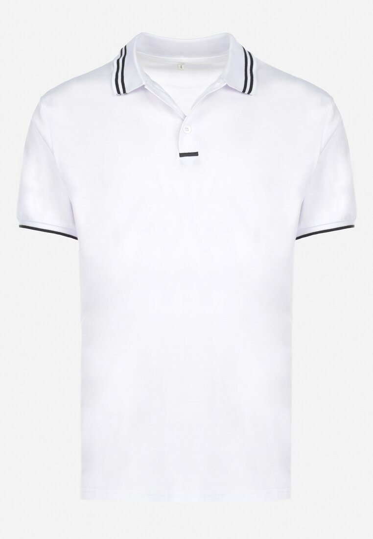 Biała Koszulka Polo z Krótkim Rękawem Trae