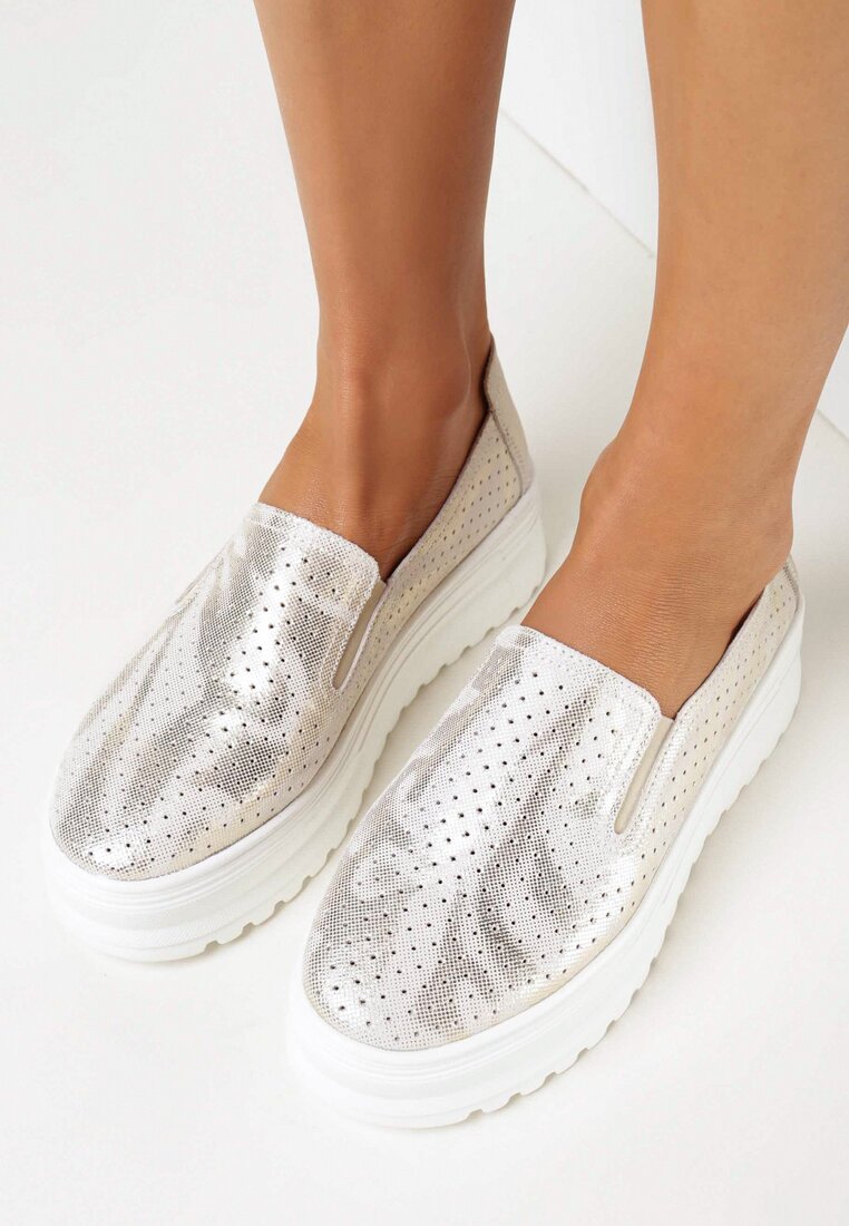 Pantofi casual Aurii