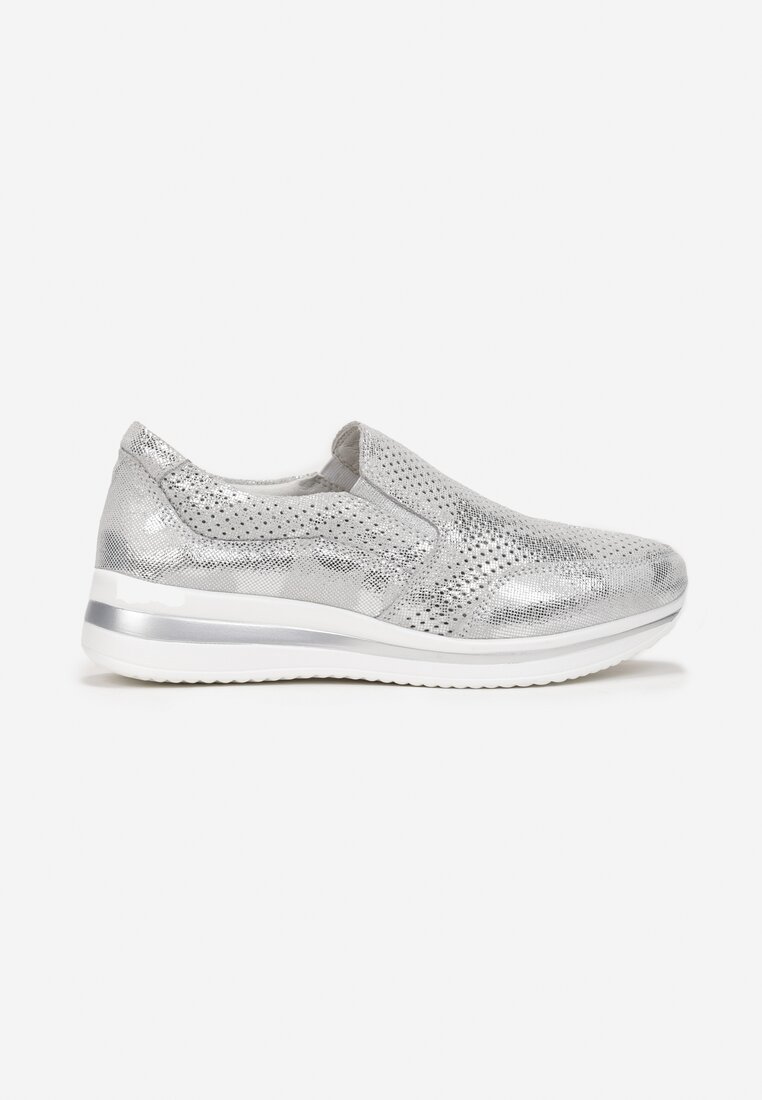Pantofi casual Argintii