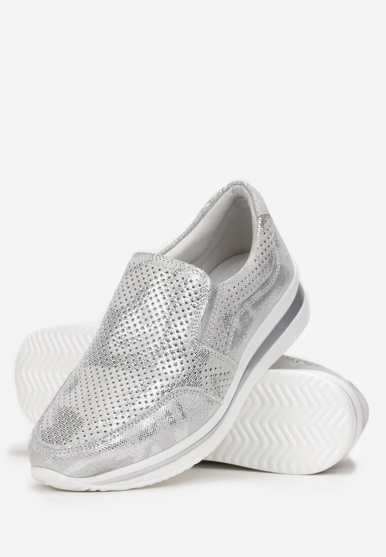 Pantofi casual Argintii