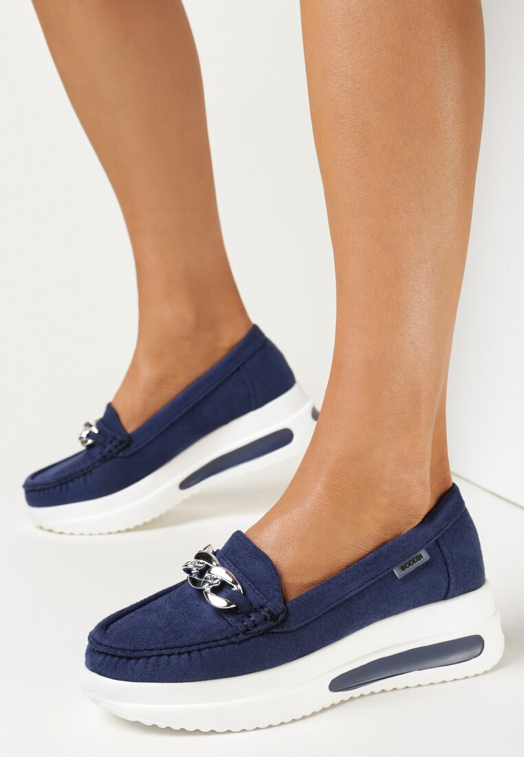 Mocasini Bleumarin