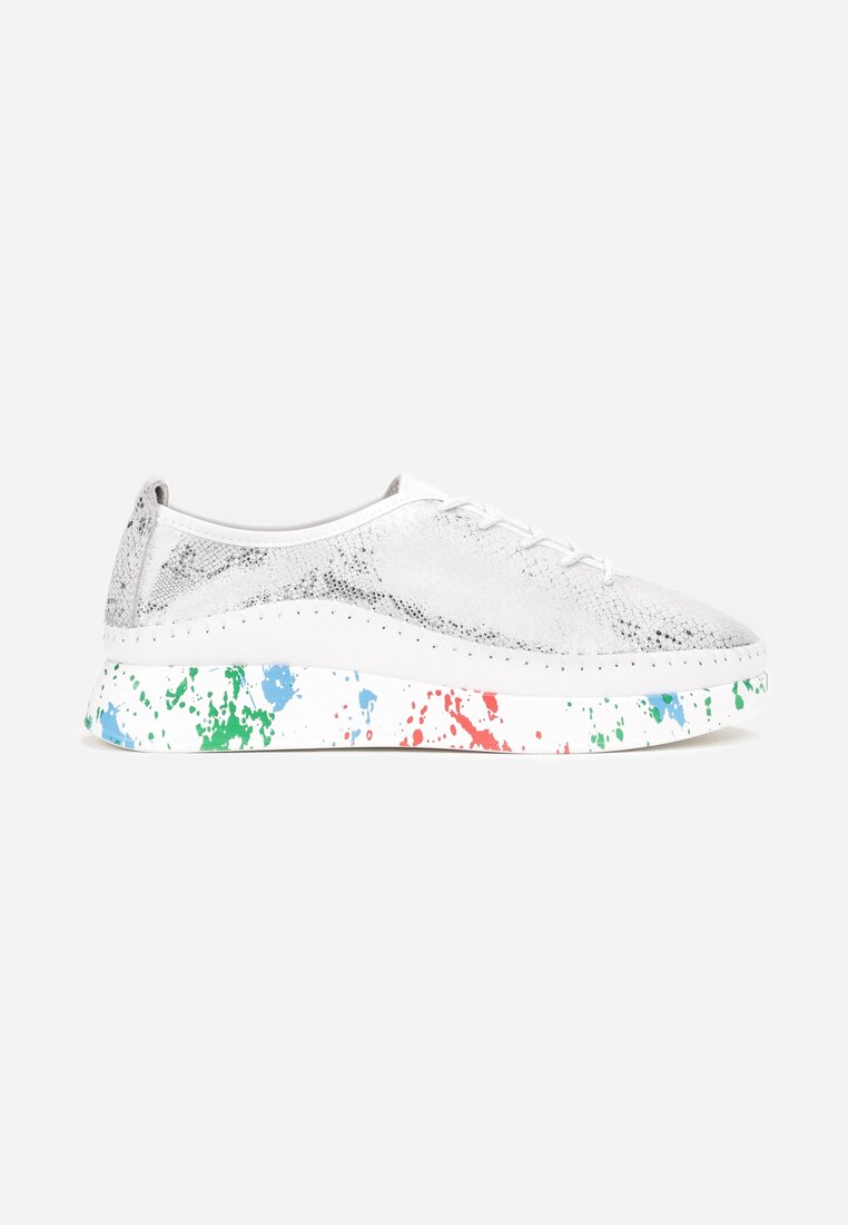 Pantofi casual Argintii