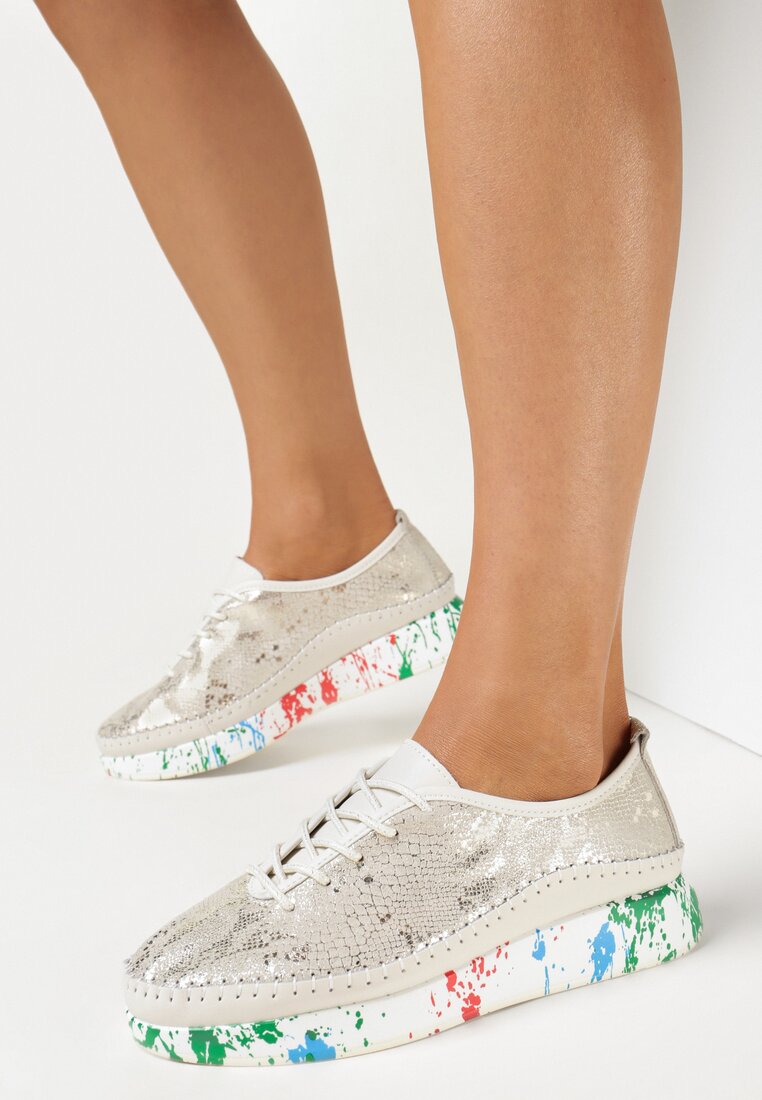 Pantofi casual Aurii