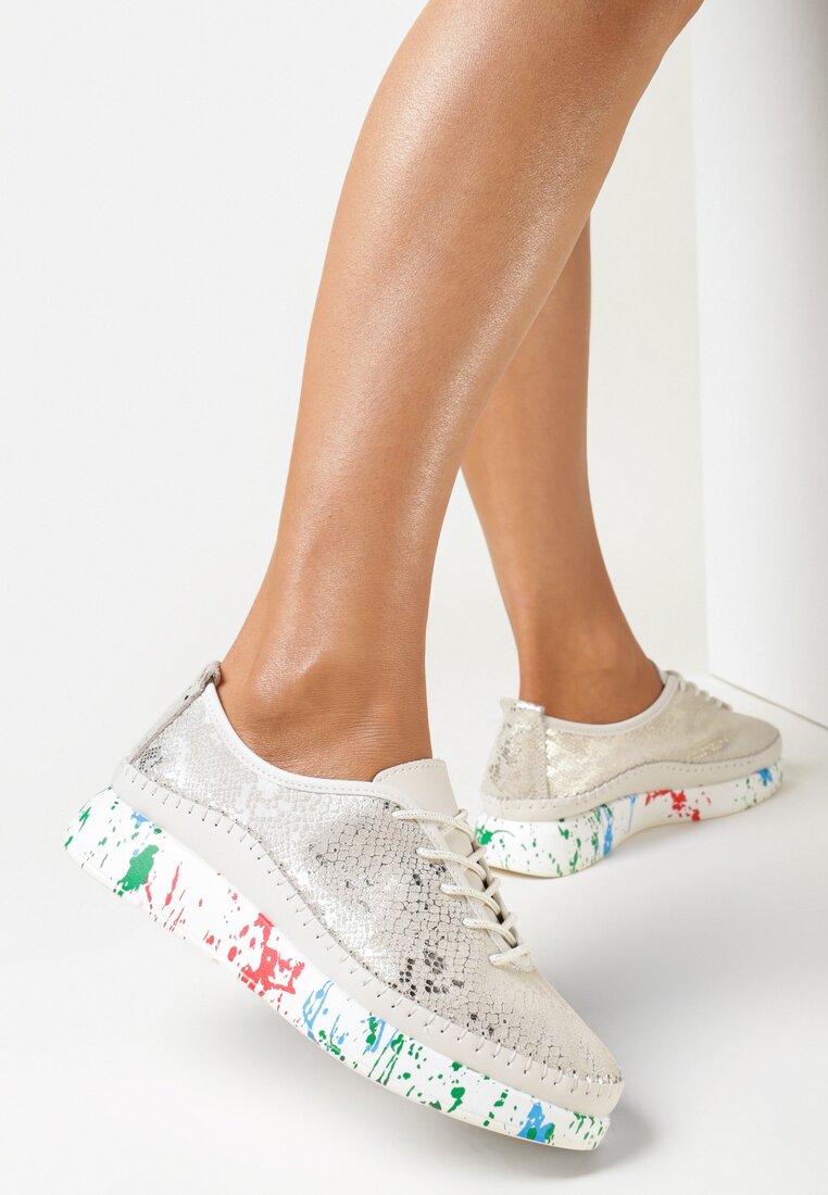 Pantofi casual Aurii