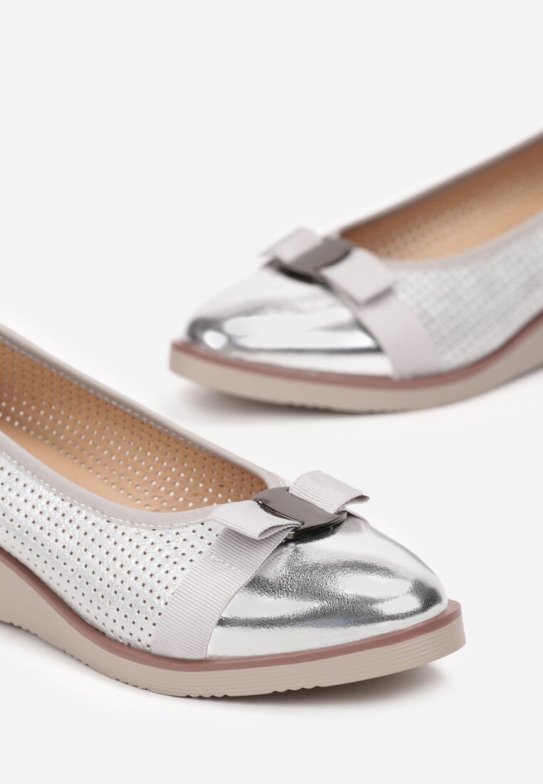 Pantofi casual Argintii