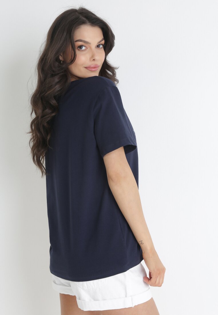 T-shirt Bleumarin