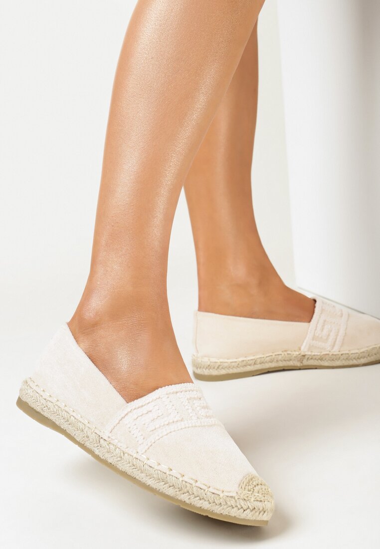 Espadrile Bej