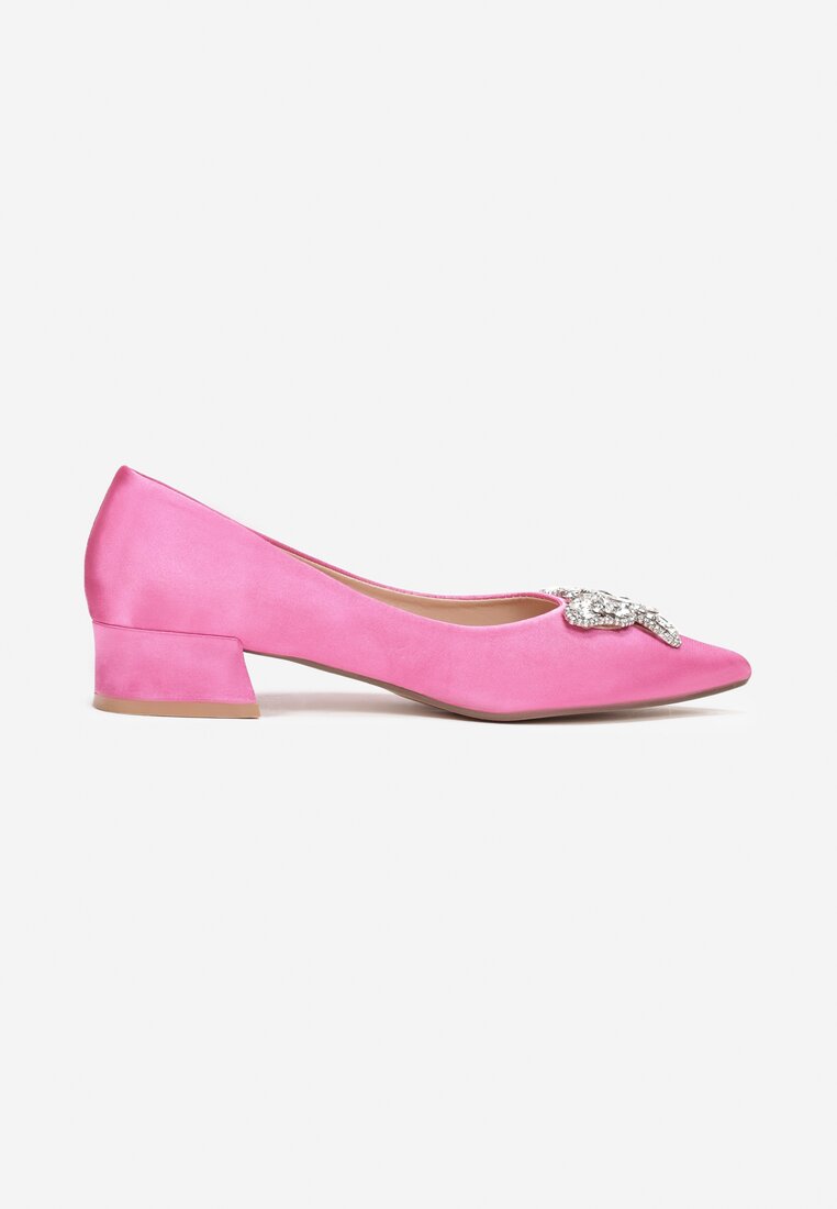 Pantofi cu toc Fucsia