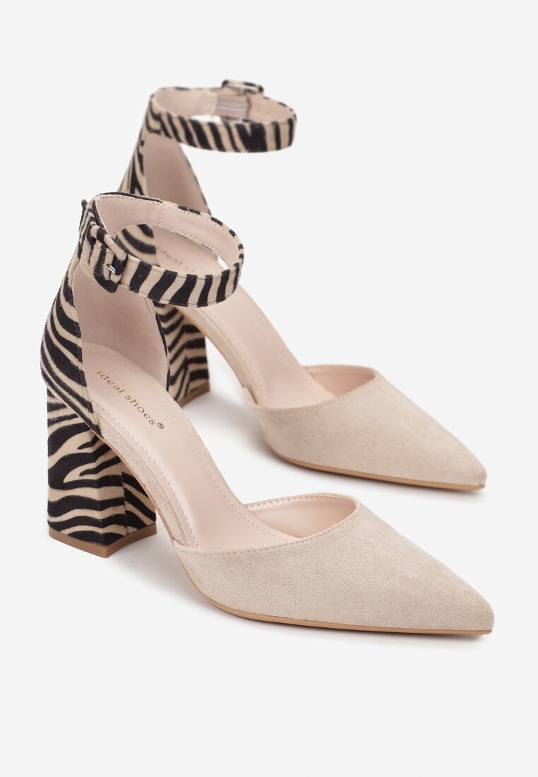 Pantofi cu toc Culori mixte