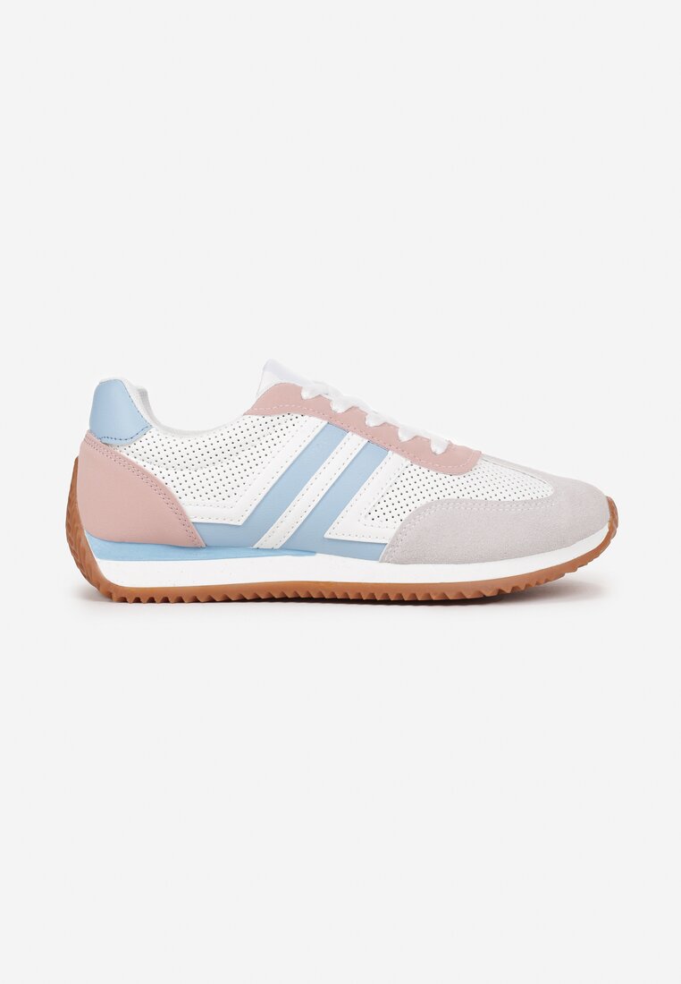 Sneakers Alb cu albastru