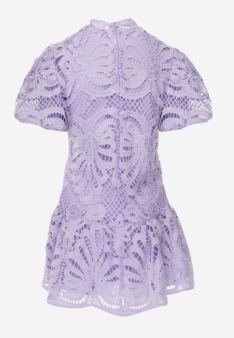 Fioletowa Sukienka Cilleis