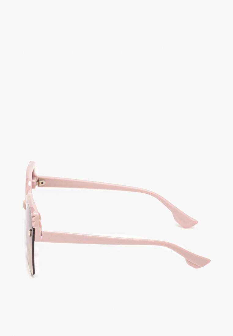 Różowe Okulary Przeciwsłoneczne z Kwadratowymi Oprawkami Jolis