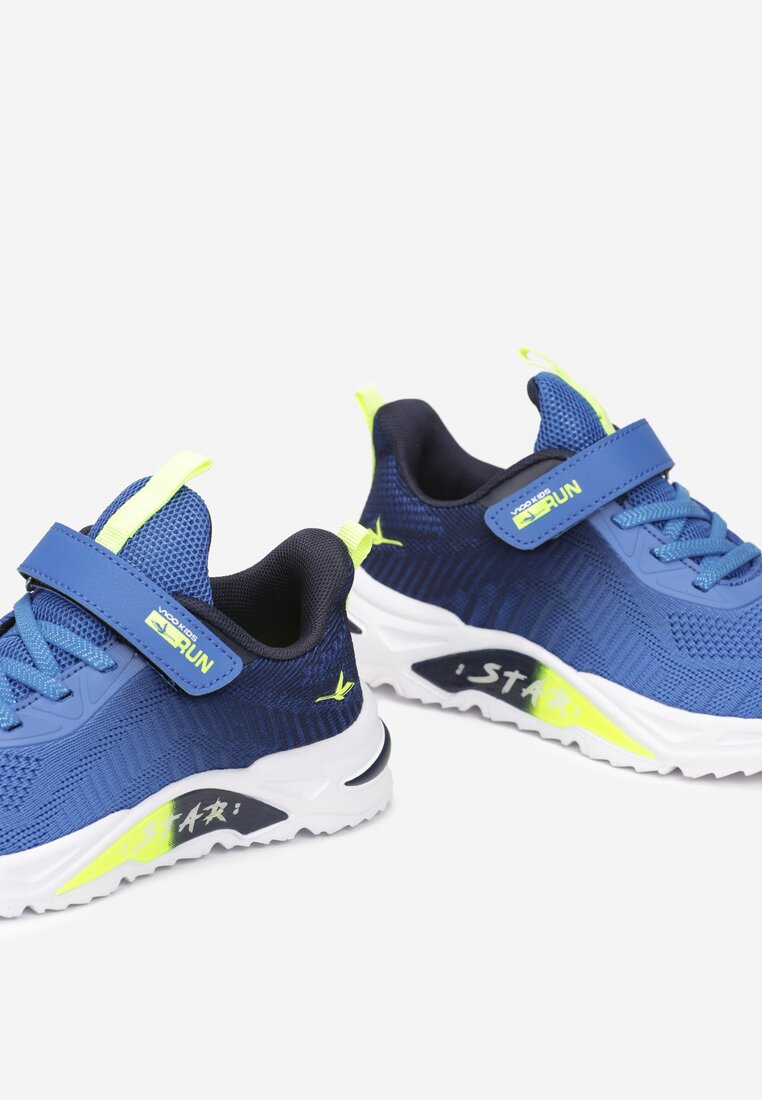 Pantofi sport Albastru cu verde