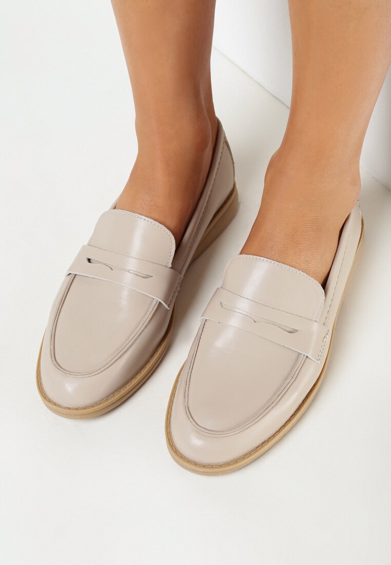 Mocasini Bej