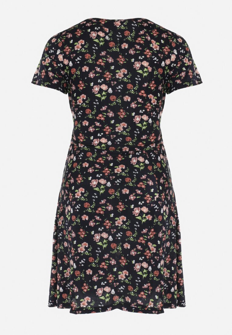Rochie Bleumarin cu bej