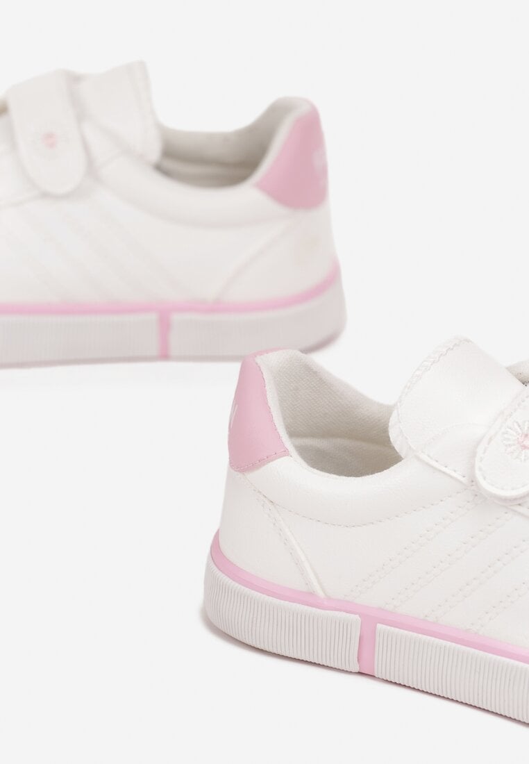 Pantofi sport Alb cu roz