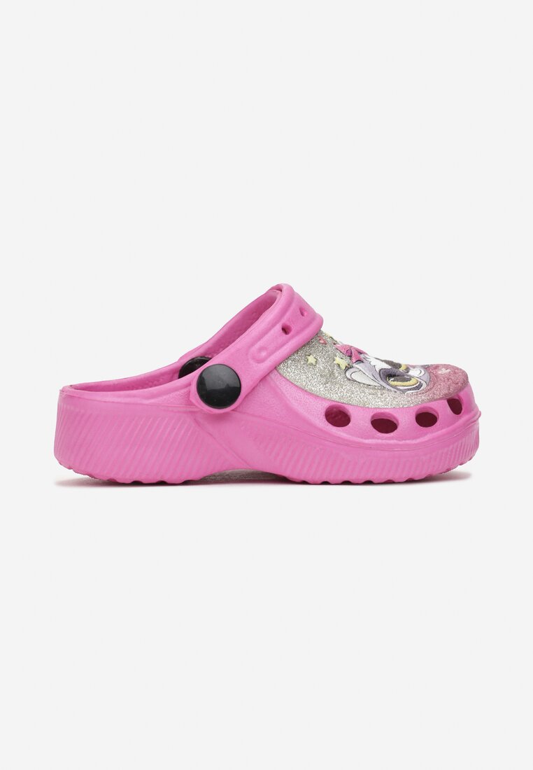 Papuci Fucsia cu roz