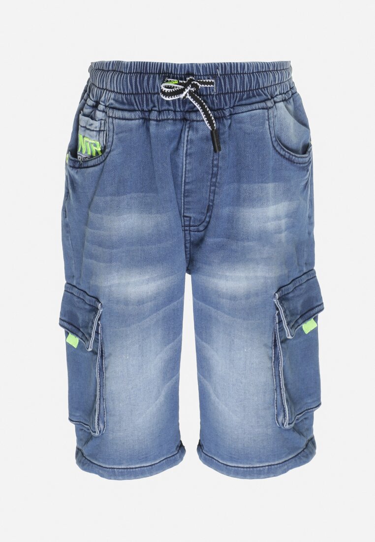 Pantaloni scurți Bleumarin