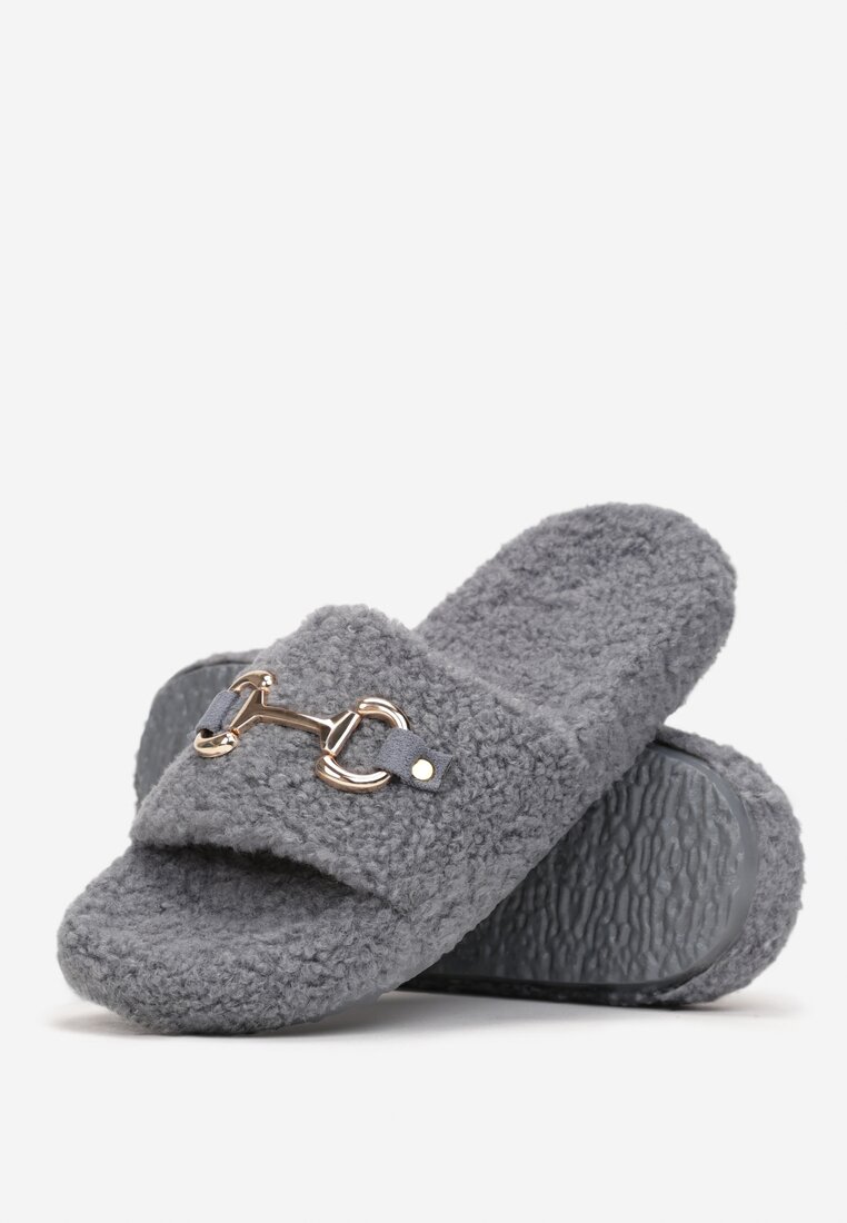 Papuci de casă Gri