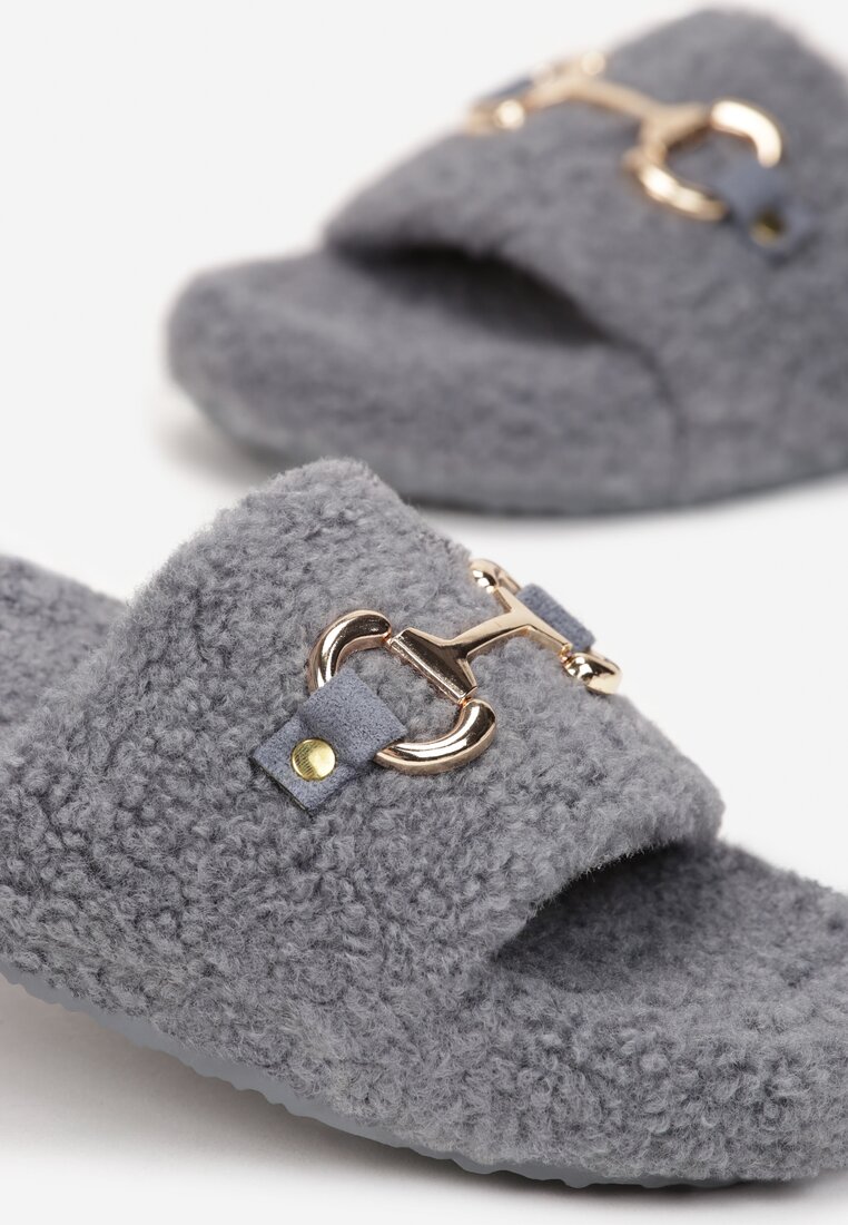 Papuci de casă Gri