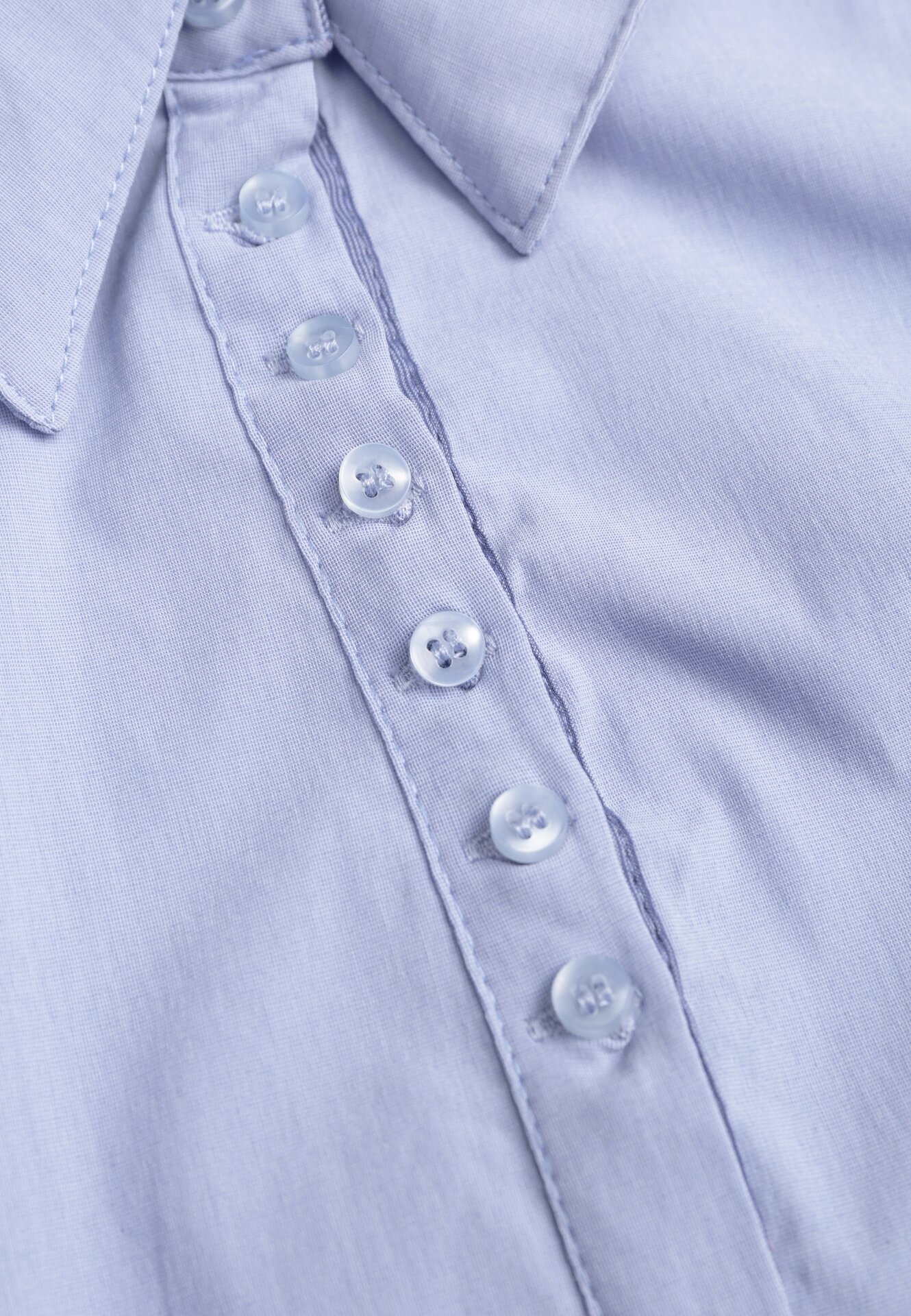 Jasnoniebieska Koszula z Krótkimi Rękawkami Sierre