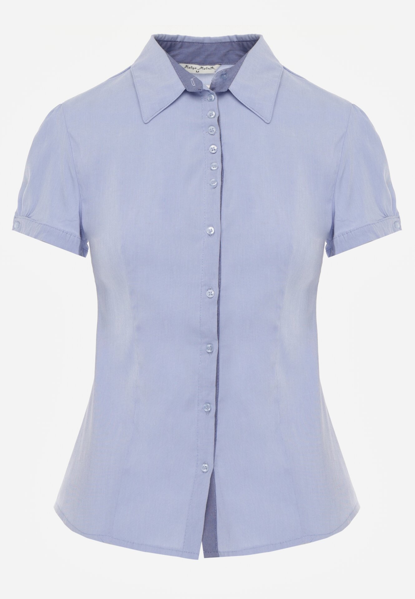 Jasnoniebieska Koszula z Krótkimi Rękawkami Sierre