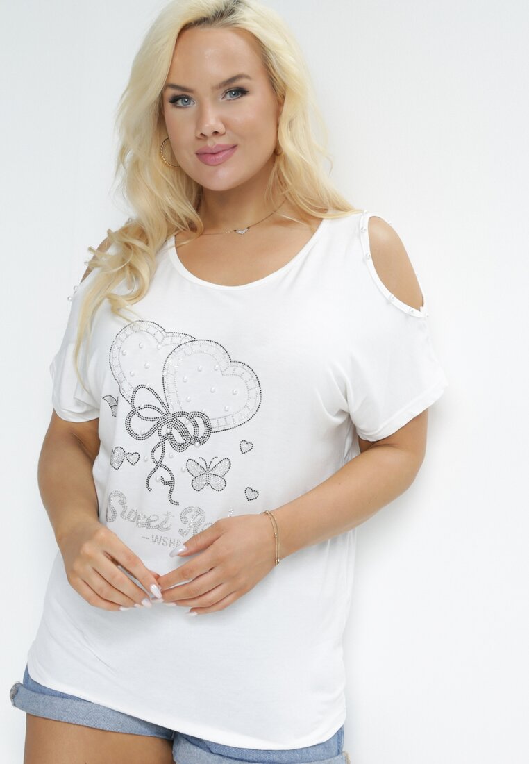 T-shirt Alb