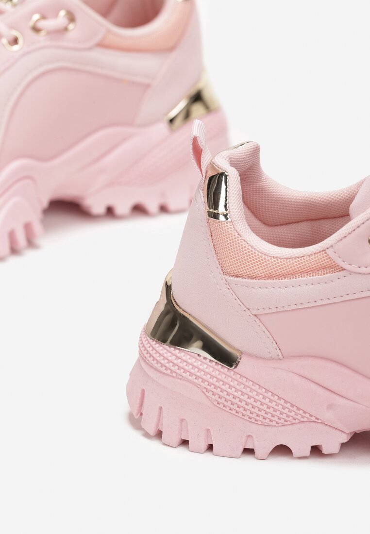 Różowe Sneakersy Achonia
