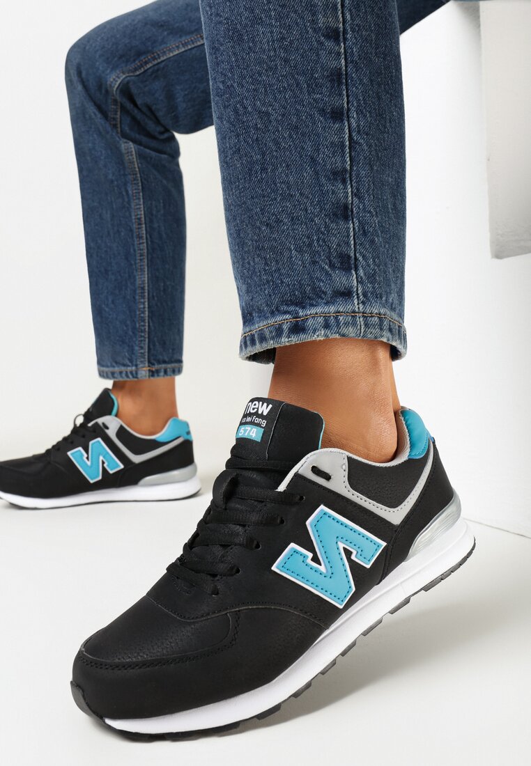 Pantofi sport Negru cu galben