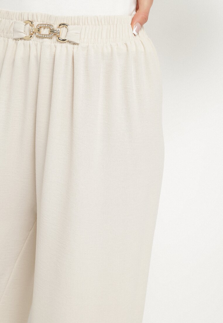 Pantaloni Bej deschis