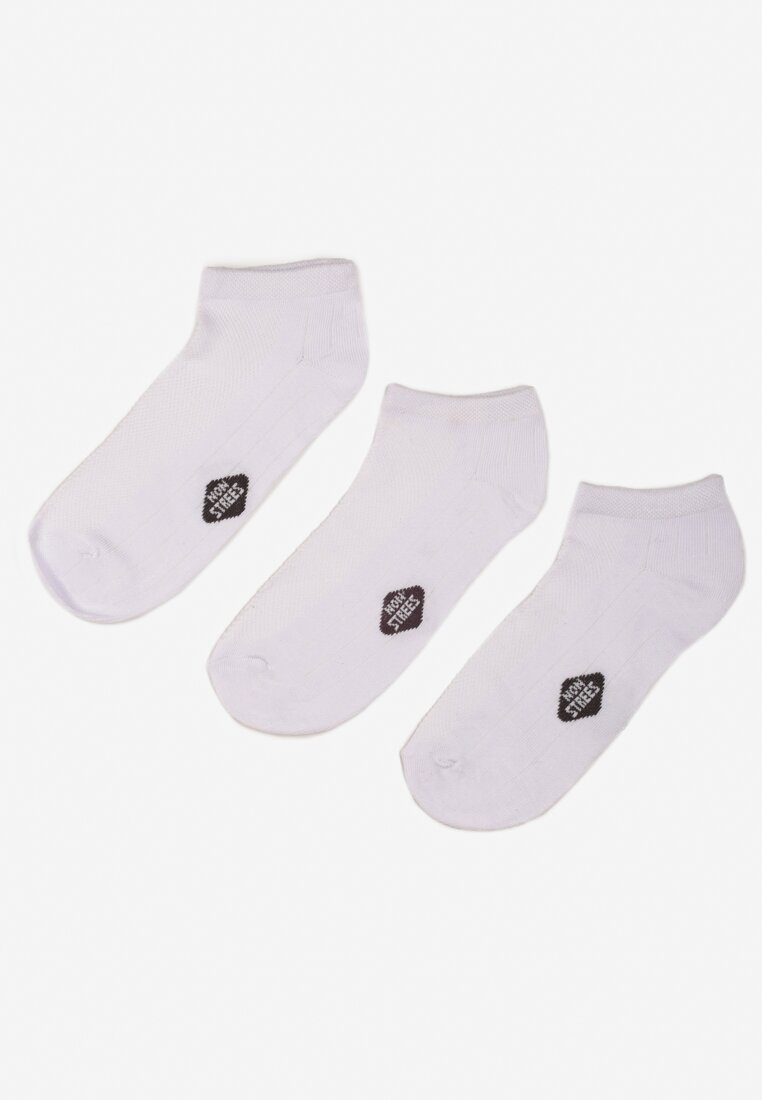 Fehér 3-pack Zokni