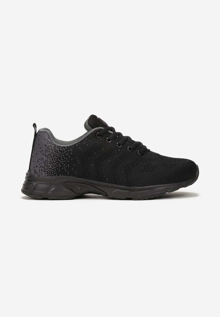 Czarno-Szare Buty Sportowe z Efektem Ombre Nameza