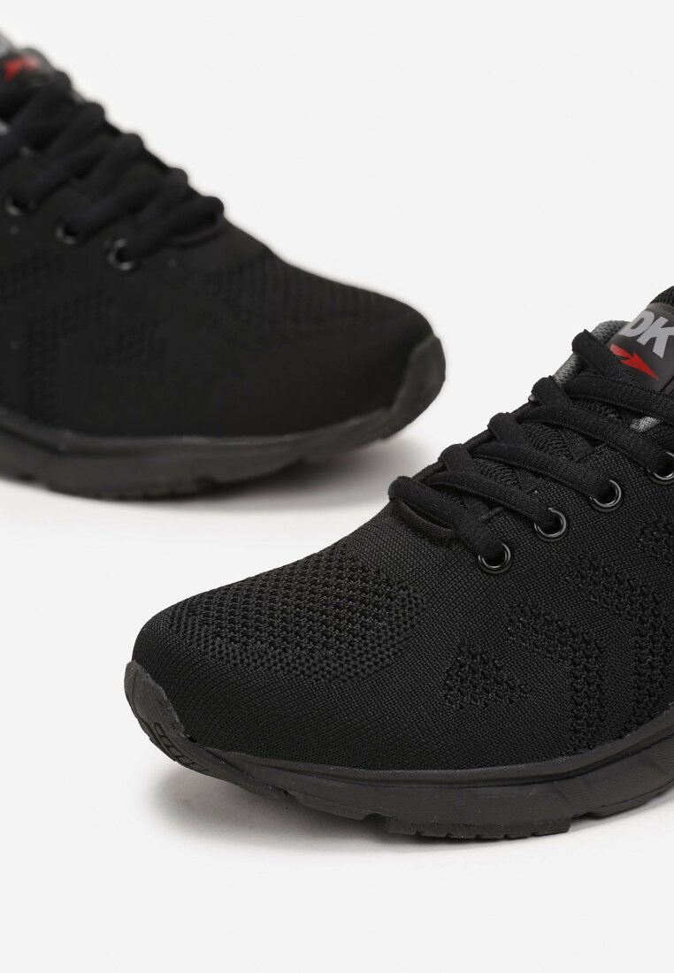 Czarno-Szare Buty Sportowe z Efektem Ombre Nameza