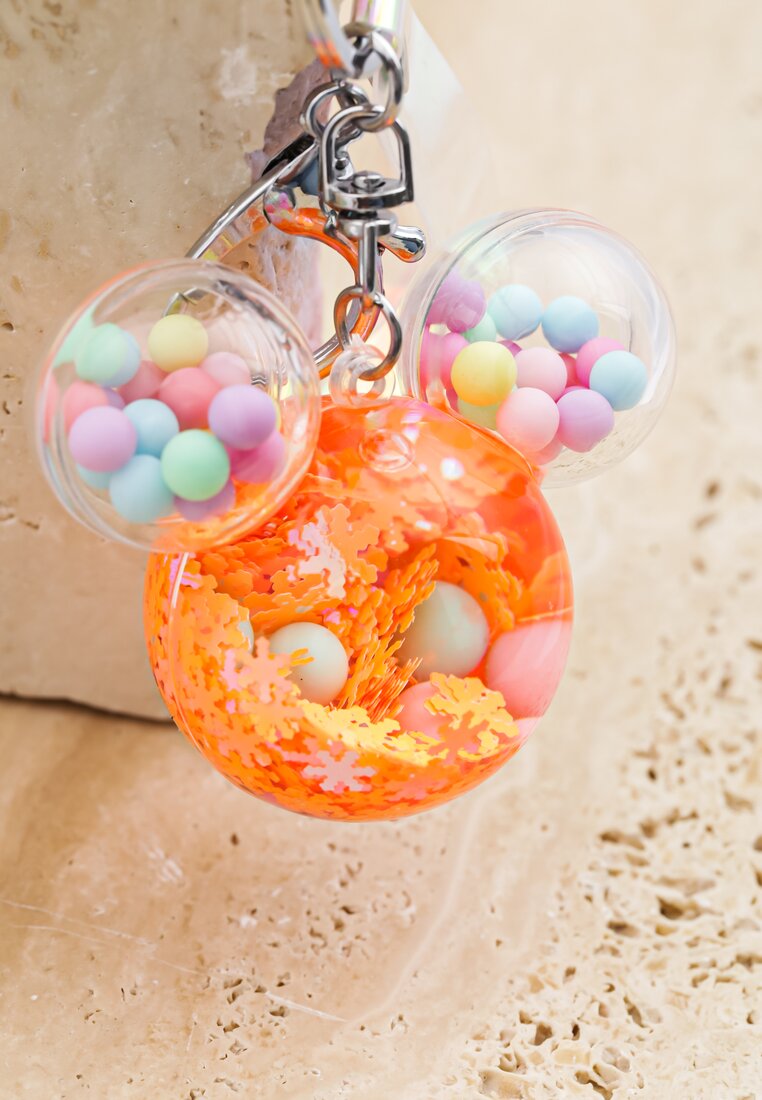 Pomarańczowy Brelok w Kształcie Myszki Lucero