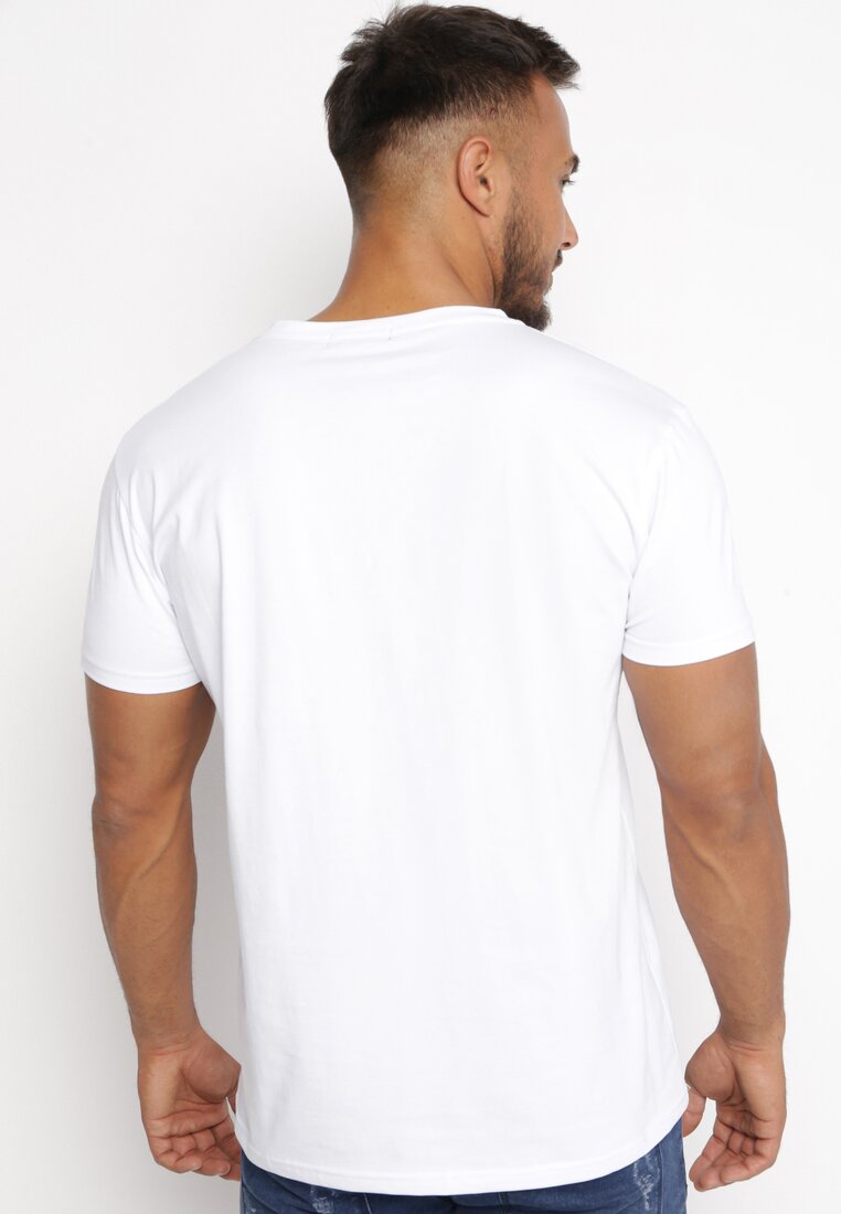 Biała Bawełniana Koszulka o Klasycznym Kroju Alanitte