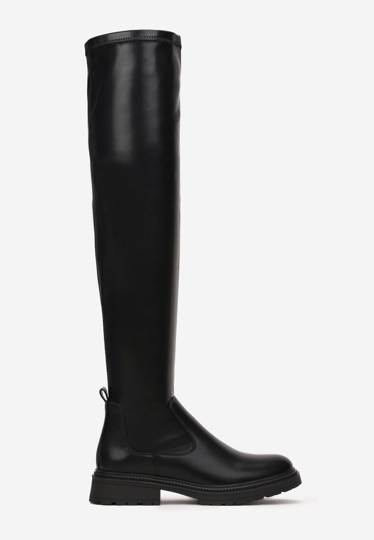 Fekete Lapossarkú csizma