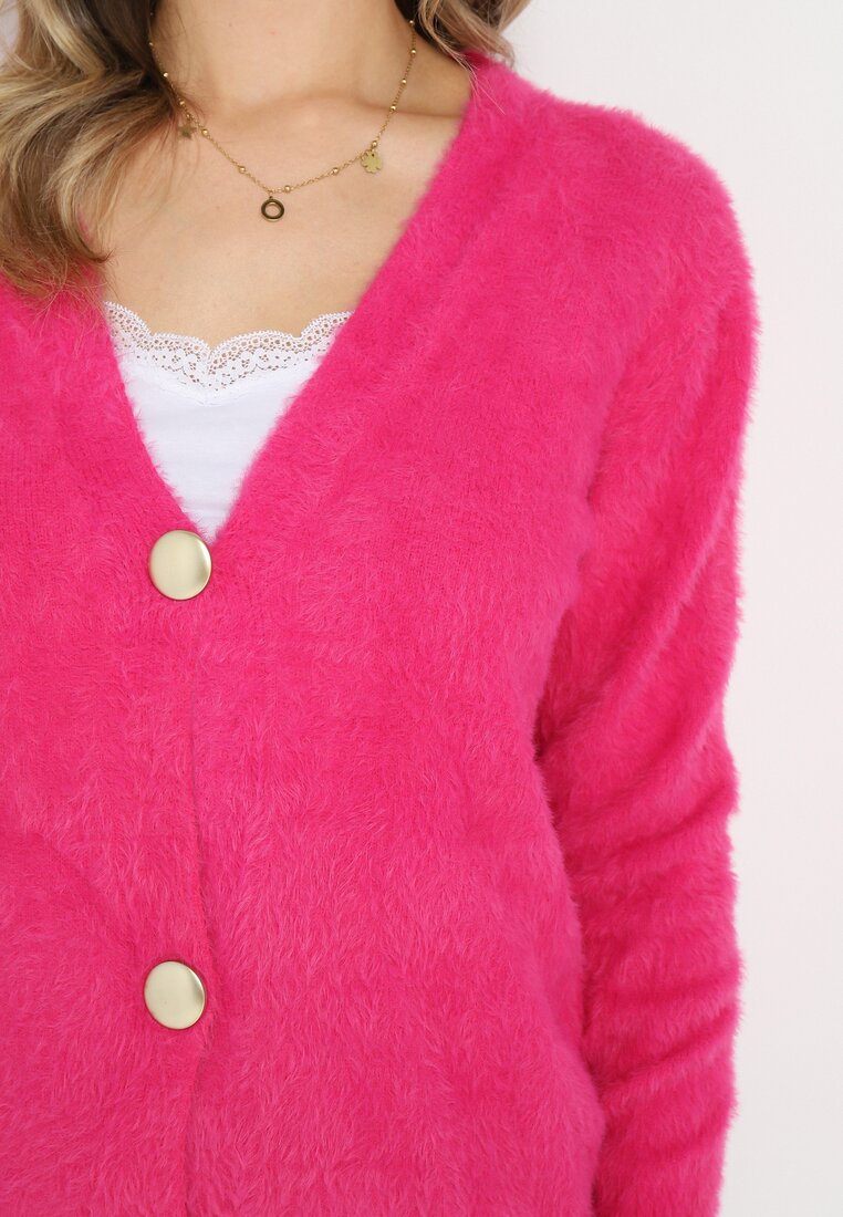 Cardigan Fucsia