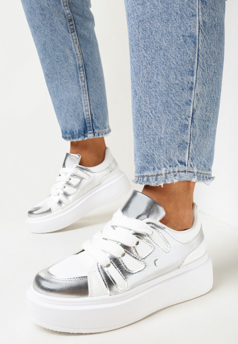 Sneakers Argintii