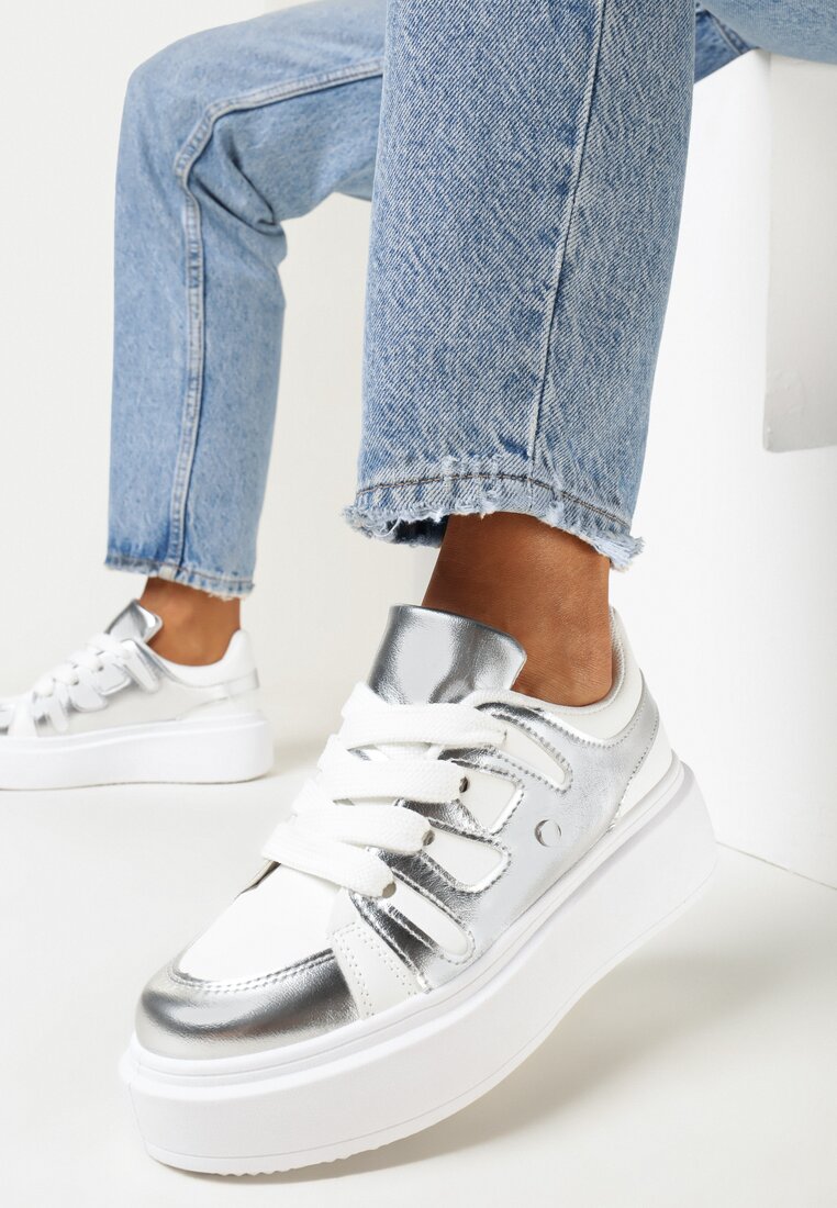 Sneakers Argintii