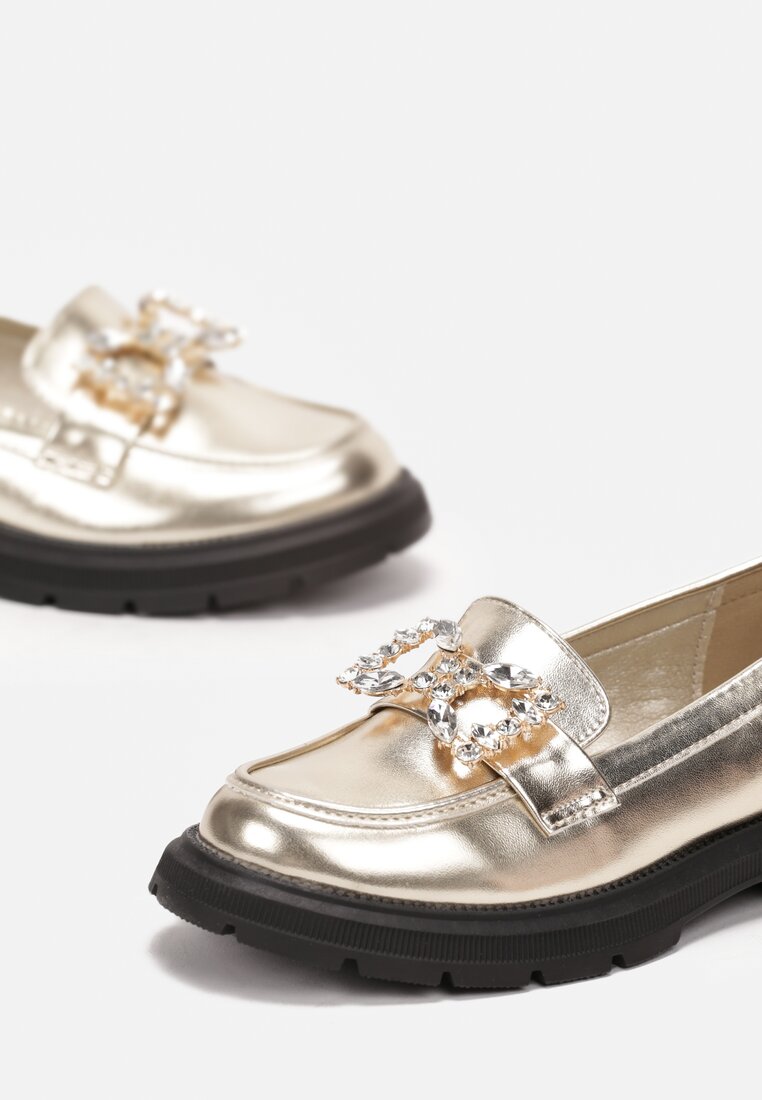 Pantofi casual Aurii
