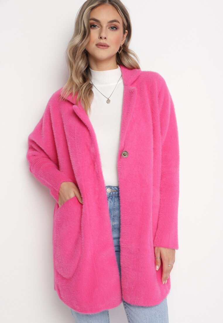 Cardigan Fucsia