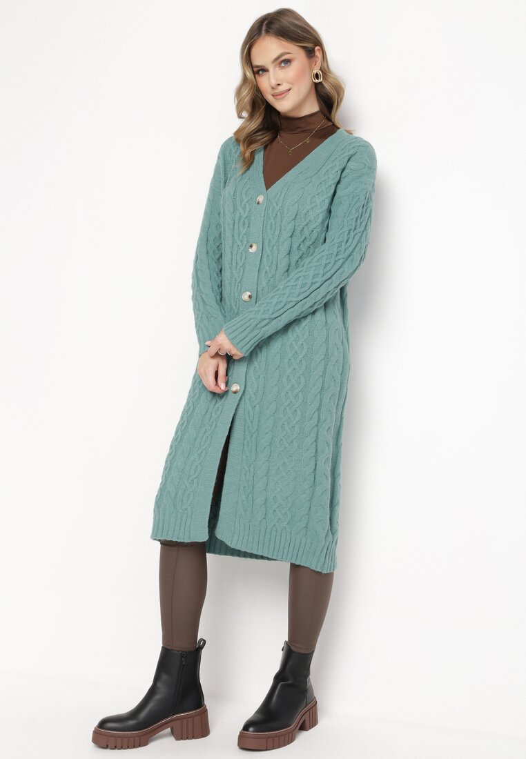 Cardigan Verde închis
