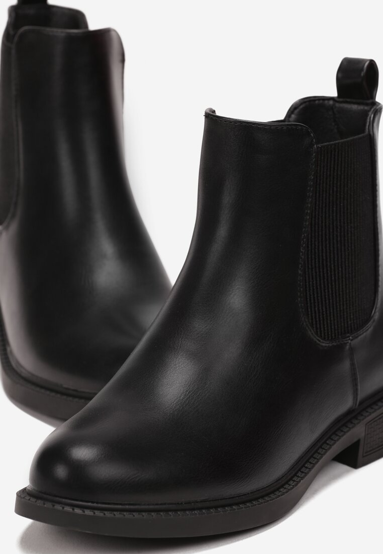 Czarne Botki Sztyblety Efiska