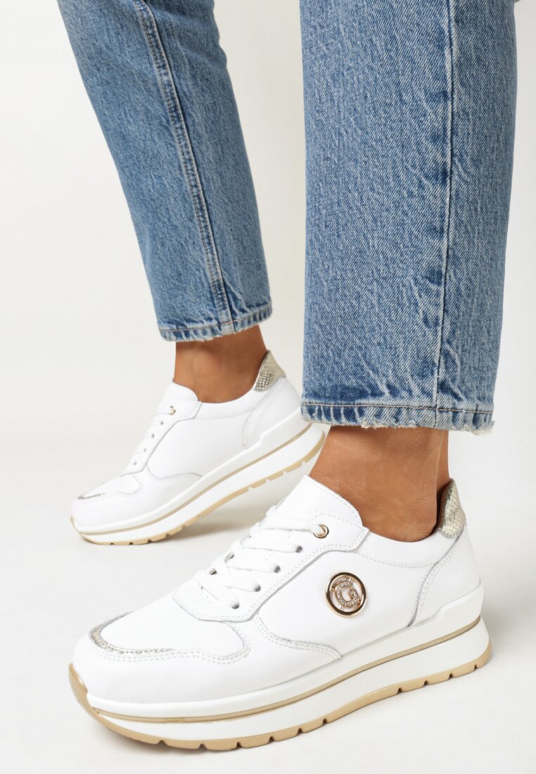 Białe Sneakersy Nerinde