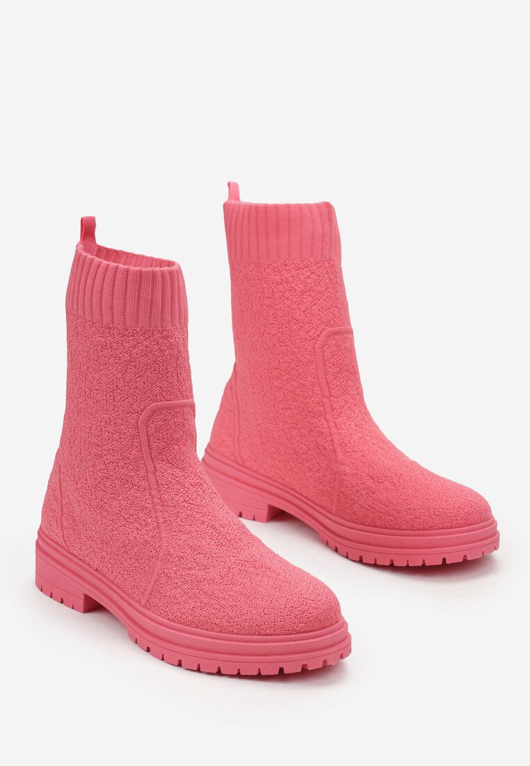 Rózsaszín bokacsizma