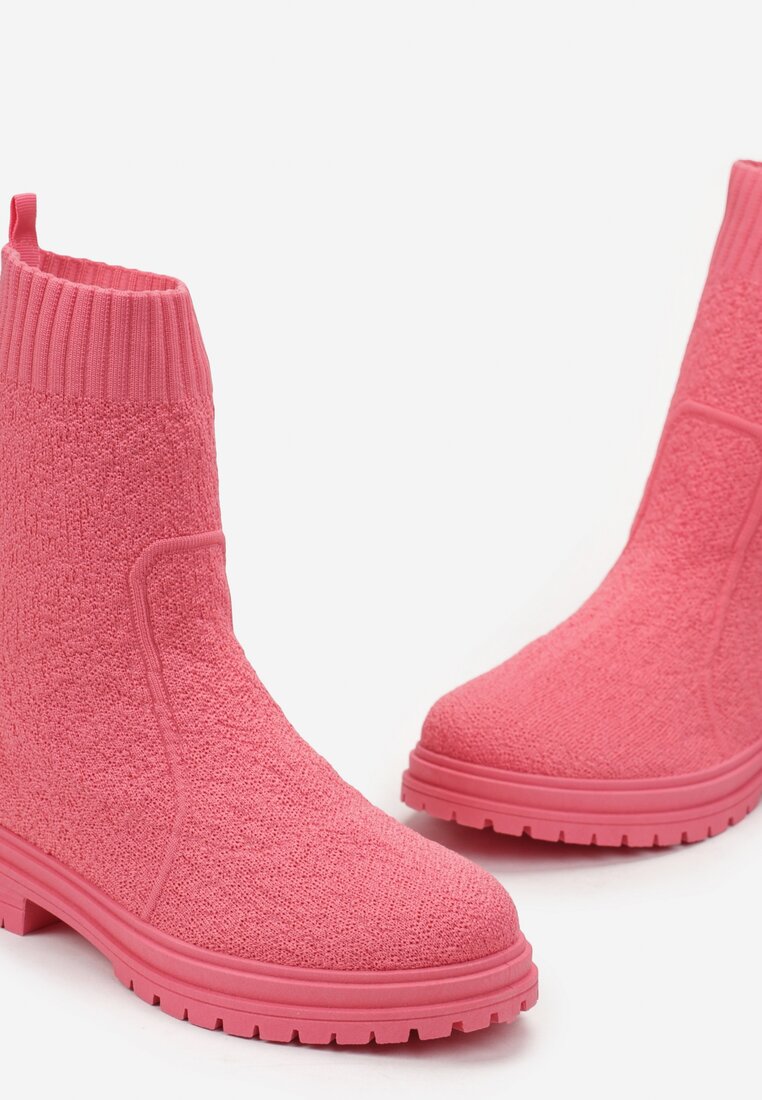 Rózsaszín bokacsizma