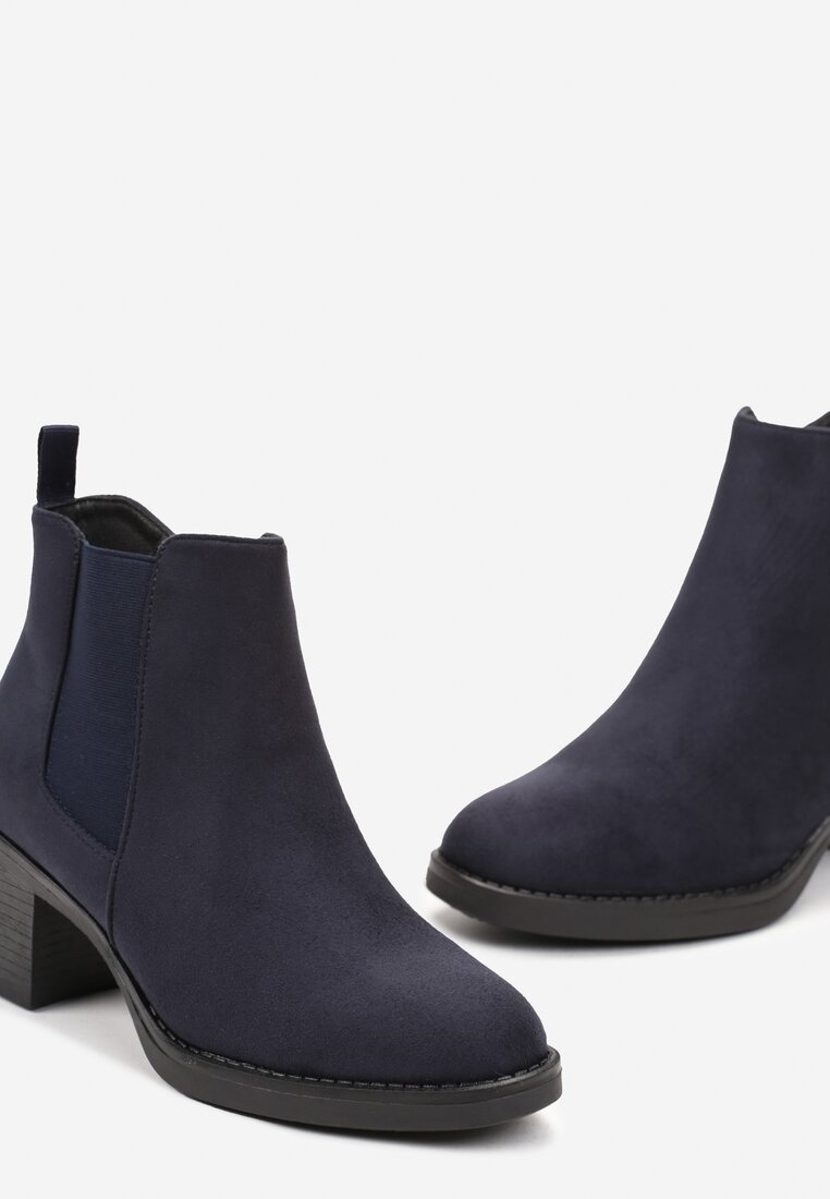 Granatowe Botki Griffins