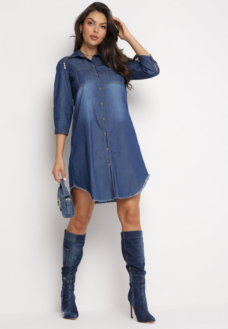 Rochie Bleumarin
