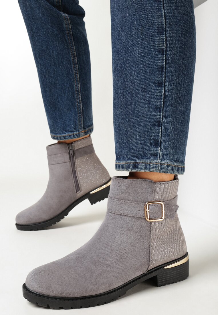 Botine Gri